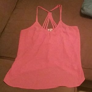 Lily white strappy CORAL tank top